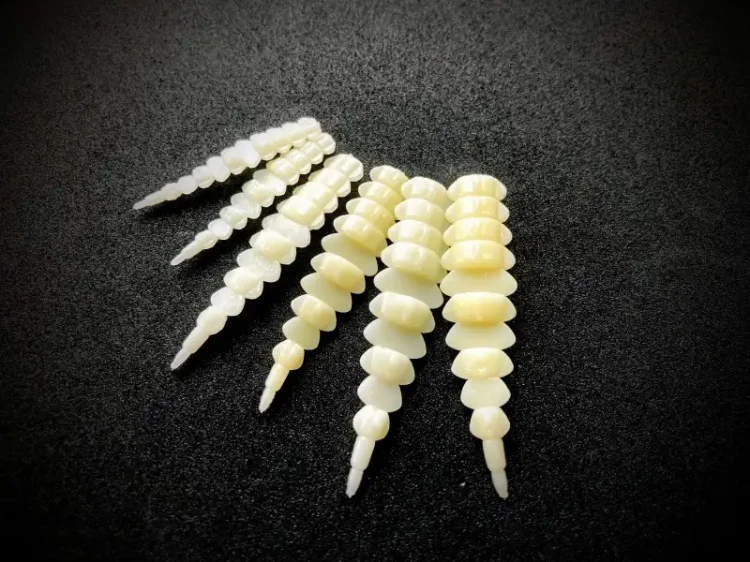 drago worm cream ultralight soft lure przyneta fishchaser.webp