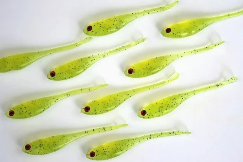 minimaster pintail chartreuse and pepper ultralight soft bait przyneta fishchaser.webp