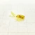 Kiełż Transaparent Yellow Woldanski Handmade Bratko.webp